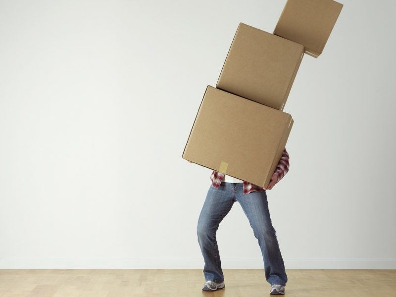 boxes, cardboard, carrying